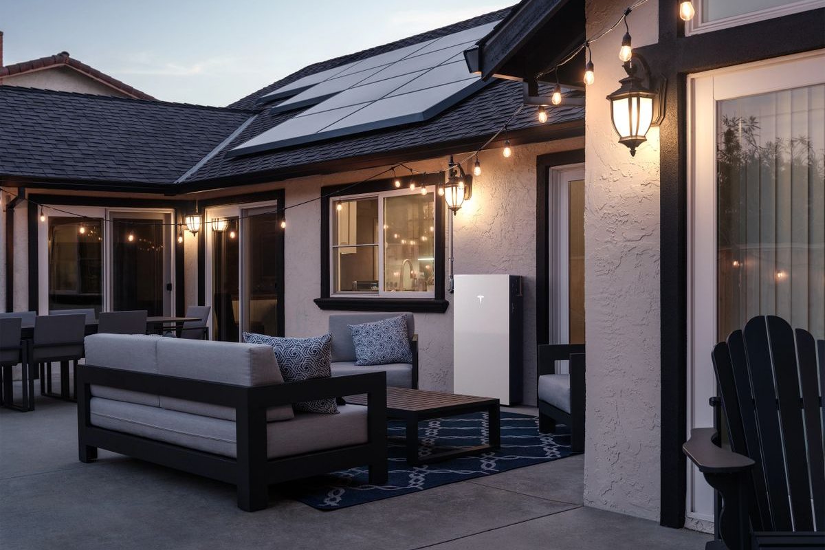 Premium rooftop solar installation at golden hour